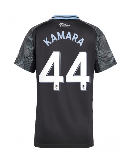 Billige Aston Villa Boubacar Kamara #44 Bortedrakt Dame 2025-26 Kortermet Billige Aston Villa Boubacar Kamara #44 Bortedrakt Dame 2025-26 Kortermet